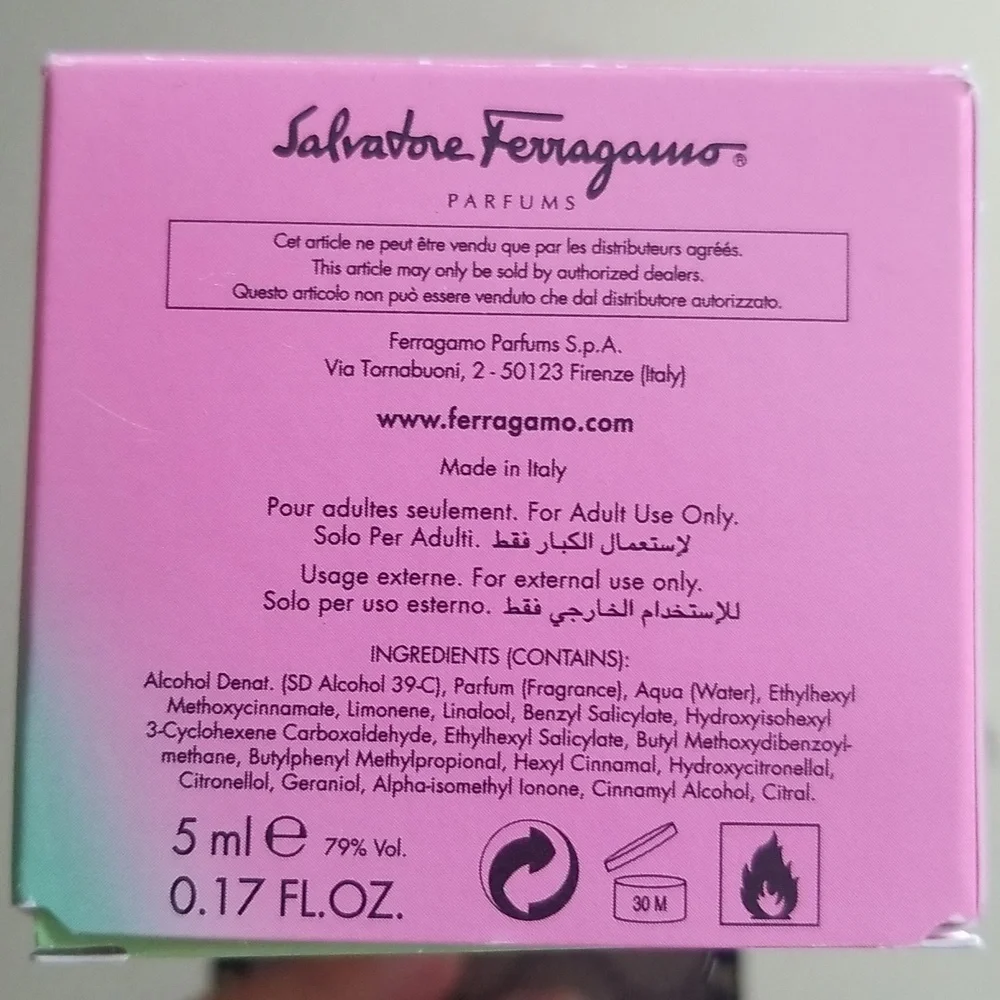 Salvatone Ferragamo eau De toilette ๐ - Picture 5 of 5